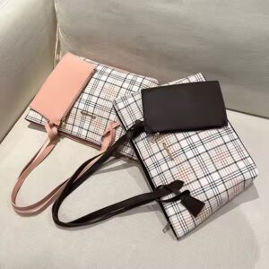 fashion multifunction big size large capacity PU leather cross body tote bags messenger handbag chain tote shoulder bag - Image 4