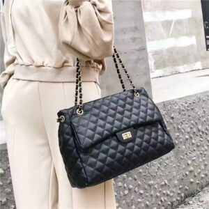 Leather Bag Bolsos De Mujer Hobo Bags Plaid Crossbody Bag For Women - Image 6