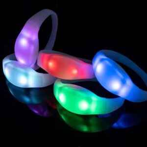 Remote Controlled LED Bracelet DMX Control LED Wristband Outdoor Party Silicone Remote Controlled Flashing - Image 6
