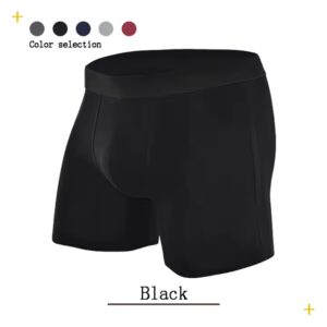 High-quality elastic men's underwear Breathable Thin Mid-waist Men's Boxer Briefs - Image 4