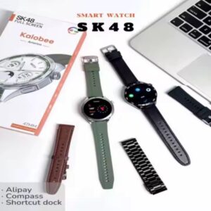 SK48 MAX New Smart Watch with luxury multiple straps 1.53Inch NFC Heart rate monitoring Smart bracelet For Men Women - Image 5