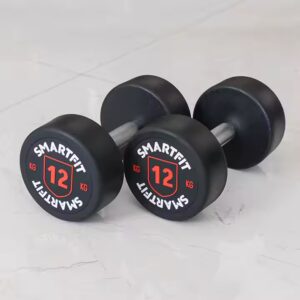 Smartfit Wholesale Fitness 2.5-50KG Rubber Round Head Dumbbell - Image 6