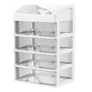 Choice Fun Desktop Large Capacity Shelf Acrylic Cabinet Cosmetics Jewelry Organizer Makeup Rotating Storage Box - Image 4