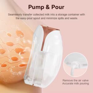 2024 New Arrival 3 modes 8 levels Wireless Portable Hands Free Breast Pump Electric Silicone Wearable Breast Milk Pump RomoGle10 - Image 7