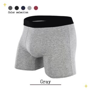 High-quality elastic men's underwear Breathable Thin Mid-waist Men's Boxer Briefs - Image 6
