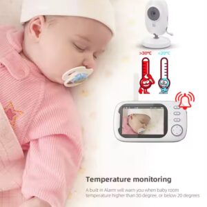 ABM600 ABM101 Pet Kids Baby Waching Camera Babyfoon Met Camera Monitor Para De Bebe Wireless Audio Video Baby Monitors With Came - Image 6