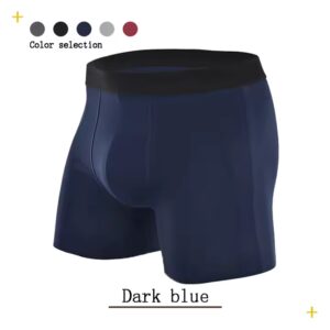 High-quality elastic men's underwear Breathable Thin Mid-waist Men's Boxer Briefs - Image 5