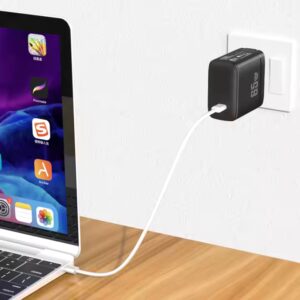 65 watt fast charger 65w us plug gallium nitride charger type c gan usb-c type-c 65watt pd wall charger slim with ETL FCC mark - Image 5