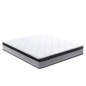 Hot Selling Euro Luxury King Queen Size Custom Spring Memory Foam Latex Hybrid Pillow Top Mattress Compressed In A Box For Hotel - Image 7