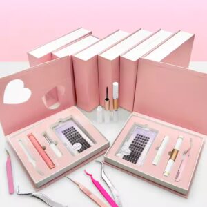 Diy Cluster Lashes private label C D Curl Segment Pre-Cut Extension Kit Eyelashes DIY cluster lashes kit - Image 7