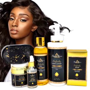 luxury organic vitamin c body lotion care products Repair face cream skin care set - Image 3