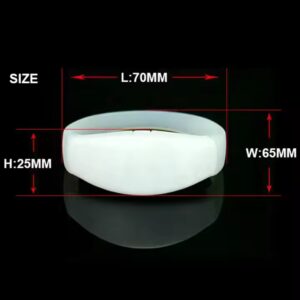Remote Controlled LED Bracelet DMX Control LED Wristband Outdoor Party Silicone Remote Controlled Flashing - Image 4