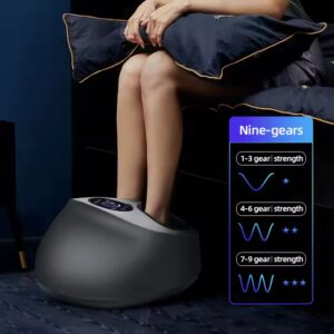 Electric Shiatsu Foot Massage Vibration Air Compression Heating Electric Roller Leg Calf Machine Foot Massager - Image 6
