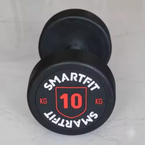 Smartfit Wholesale Fitness 2.5-50KG Rubber Round Head Dumbbell - Image 5