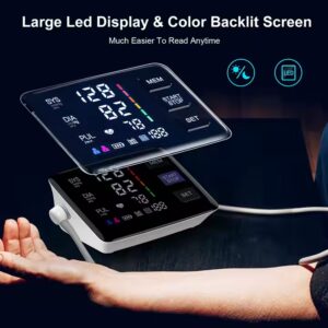 Digital Blood Pressure Monitor Tensiometer Electric BP Monitor Portable Smart Sphygmomanometer Arm Blood Pressure Machine - Image 3