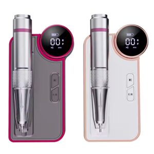 Professional Electric Nail Drill 35000RPM Rechargeable Nail File with 6 PCS Nail Drill Bits for Salon Home Use - Image 7