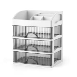 Choice Fun Desktop Large Capacity Shelf Acrylic Cabinet Cosmetics Jewelry Organizer Makeup Rotating Storage Box - Image 7