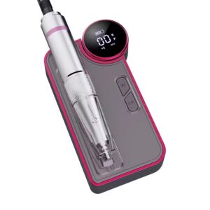 Professional Electric Nail Drill 35000RPM Rechargeable Nail File with 6 PCS Nail Drill Bits for Salon Home Use - Image 6