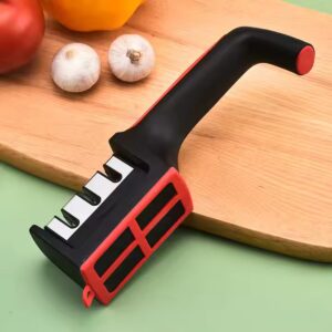 Household kitchen iron sharpener with suction cup sharpening tool, sharpening stone - Image 6