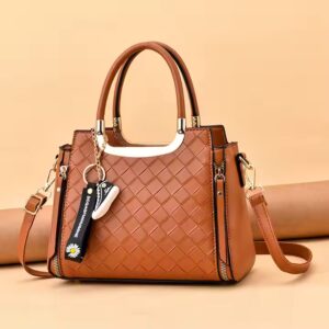 A Main Femme Cross Bags Woman's Shoulder Bag PU Leather Crossbody Bag For Ladies - Image 4