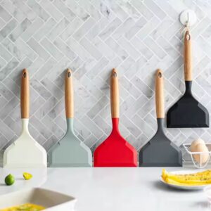 Kitchen Cooking Utensils Beef Meat Egg Kitchen Scraper Wide Pizza Cooking Tools Shovel Non-stick Spatula - Image 5
