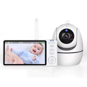 ABM501 5 inch IPS Baby Camera 720P with Pan-Tilt Night Vision Baby Care Products Smart Baby Monitor - Image 5