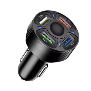 multi 4 Port 7A QC 3.0 Carregador Chargeur Cargador Rapido Cellular Oraimo Fast Charger Smartphone Mobile Phone Car USB Charger - Image 3