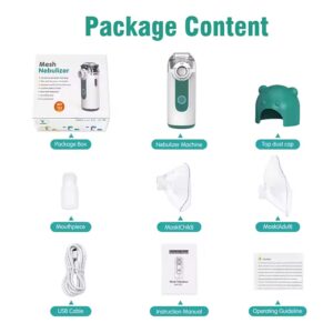 Fitconn adults kids Asthma Inhaler nebulizador Machine Household Portable Ultrasonic Mesh Nebulizer - Image 6