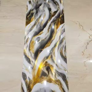 PVC vinyl peel and stick marble waterproof 3d wall tiles decal sticker for wall - Image 7