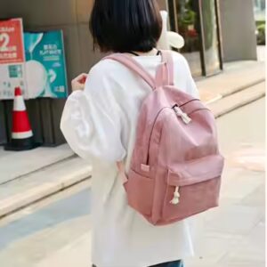 Embroidery Student Ladies Soft Handle Backpack Corduroy Striped School Backpack For Teenage Girls mochilas feminina - Image 7