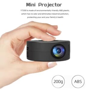 Mini Mobile Projector 100 inches 180P LCD Home Use Palm Size Remote Projector Wire Screen Mirroring Portable Projector - Image 7