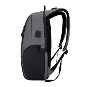 High Quality Hot Sale Fashion Simple Waterproof Compartment USB Charging Business Travel Laptop Backpack For Men - Image 5