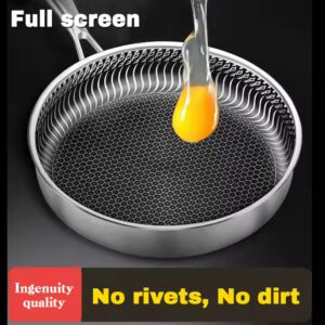 Frying Pan Cookware Set Hot Sale Honeycomb Non-stick Stainless Steel Frying Pans & Skillets - Image 3