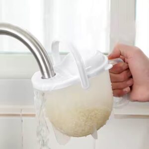Super Practical Creative Multifunctional Rice Washer Bowl Quick Wash Utensil Convenient Rice Cleaning Basket - Image 2