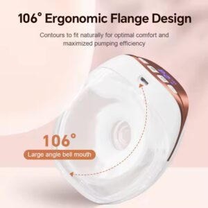 2024 New Arrival 3 modes 8 levels Wireless Portable Hands Free Breast Pump Electric Silicone Wearable Breast Milk Pump RomoGle10 - Image 4