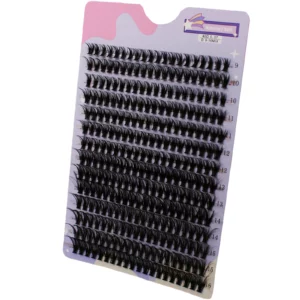 14 Rows 280 Clusters 40D Mix 9-16mm Cluster Lashes Extension Natural Thick Fake Eyelash 3D Strip Individual Lashes - Image 3