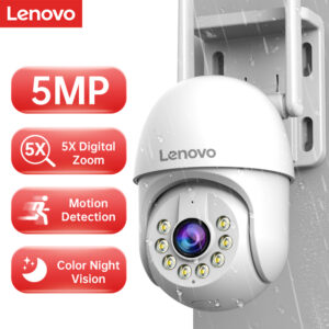 Lenovo 5MP Smart Wifi PTZ Camera Outdoor 5x Digital Zoom Auto Tracking ONVIF Wireless CCTV IP Camera Security Video Surveillance - Image 5