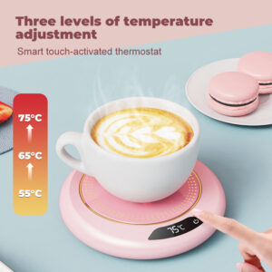 Smart Coffee Cup Warmers Electric 3-speed Temperature Mug Warmer Cup Heater Smart Electric Beverage Warmer Heating Coaster - Image 5