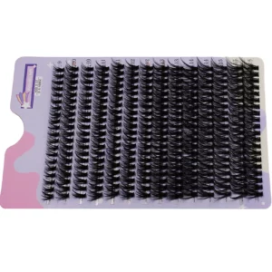 14 Rows 280 Clusters 40D Mix 9-16mm Cluster Lashes Extension Natural Thick Fake Eyelash 3D Strip Individual Lashes - Image 5