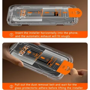 3Pcs Oleophobic Coating Dust Free Easy Installation Screen Protector for IPhone 13 11 12 14 15 Pro Max Mini XR 16 15 Plus Glass - Image 5