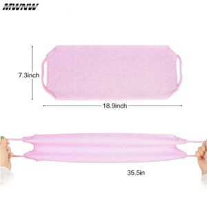 High Elasticity Frosted Long Shower Towel Shower Body Brush Bathing Massage Back Body Exfoliating Bathroom Wash Brush Bath Tools - Image 6