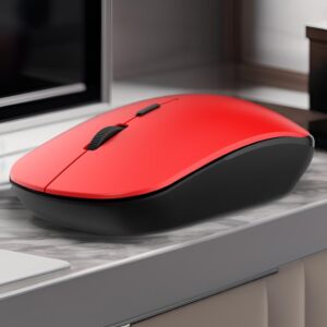 Wireless 2.4G Optical Mouse with USB Receiver Silent Ergonomic LED Design Battery Operated for PC Laptop Desktop MacBook Windows - Image 7