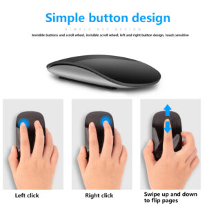 Xiaomi Multi-touch Surface Magic Mouse Bluetooth 5.0 Wireless Rechargeable Silent Mice Ultra-thin Mouse For Apple Ipad Mac Pc - Image 6