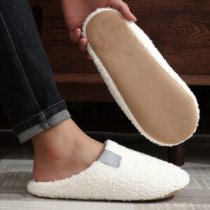 Couples Home Slippers Soft Fur Slippers Warm Indoor Flat Slides Nonslip Cotton Shoes Bedroom Light Slience Flats Floor Shoes - Image 2