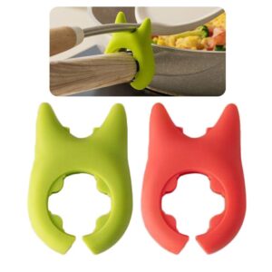 Portable Silicone Anti-overflow Pot Lid Clip Anti-scalding Spoon Holder Support Rack Kitchen Universal Spatula Bracket Clip - Image 5