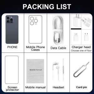 i16 ProMax 2025 HOT Original For Brand Smartphone 7.3 inch New Full Screen 4G 5G Cell Phone 6800mAh Mobile Phones Global Version - Image 3