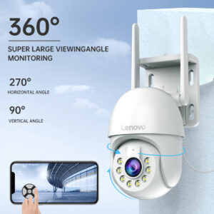 Lenovo 5MP Smart Wifi PTZ Camera Outdoor 5x Digital Zoom Auto Tracking ONVIF Wireless CCTV IP Camera Security Video Surveillance - Image 4