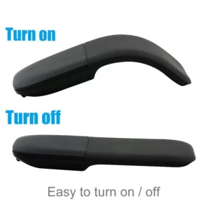 Bluetooth 4.0 Folding Wireless Mouse Arc Touch Roller Computer Silent Mouse Ergonomic Slim Laser Mini Mice For Microsoft Surface - Image 4