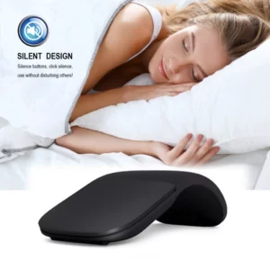 Bluetooth 4.0 Folding Wireless Mouse Arc Touch Roller Computer Silent Mouse Ergonomic Slim Laser Mini Mice For Microsoft Surface - Image 5