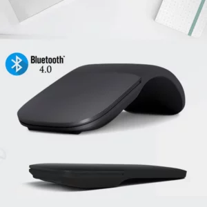 Bluetooth 4.0 Folding Wireless Mouse Arc Touch Roller Computer Silent Mouse Ergonomic Slim Laser Mini Mice For Microsoft Surface - Image 1